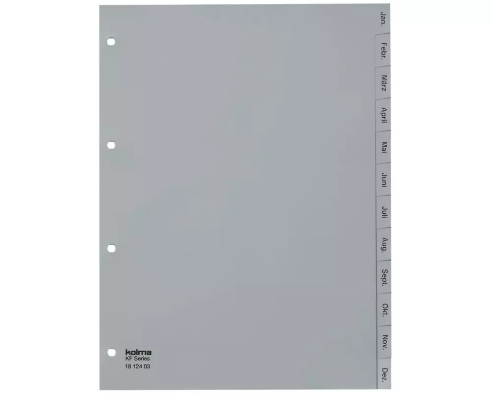 Kolma Register A4 KolmaFlex Jan-Dez (de)