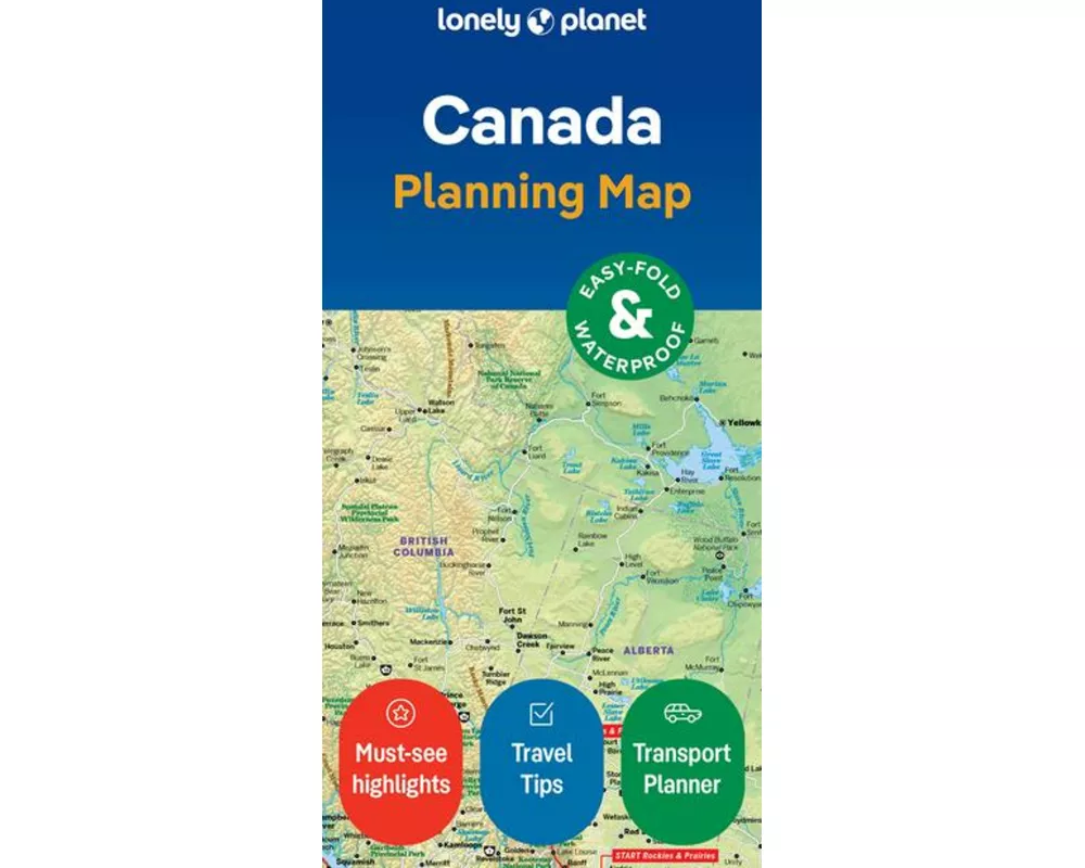 Lonely Planet Canada Planning Map