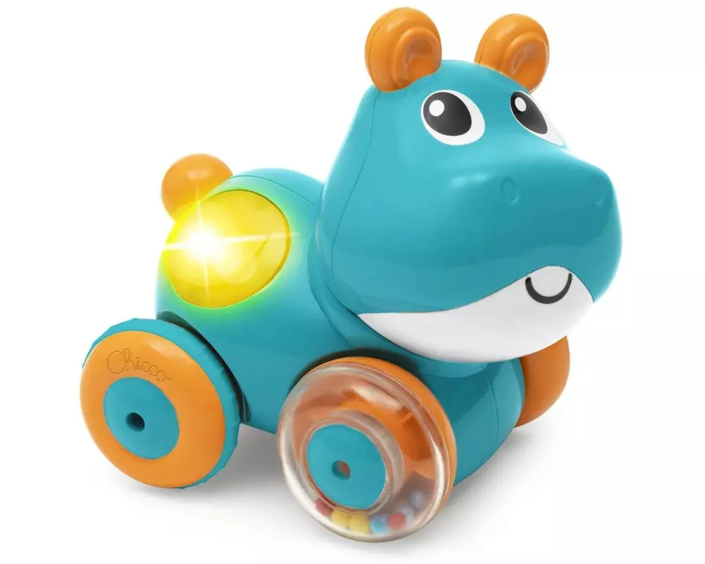 Chicco Schiebespielzeug Sprint und los Nilpferd