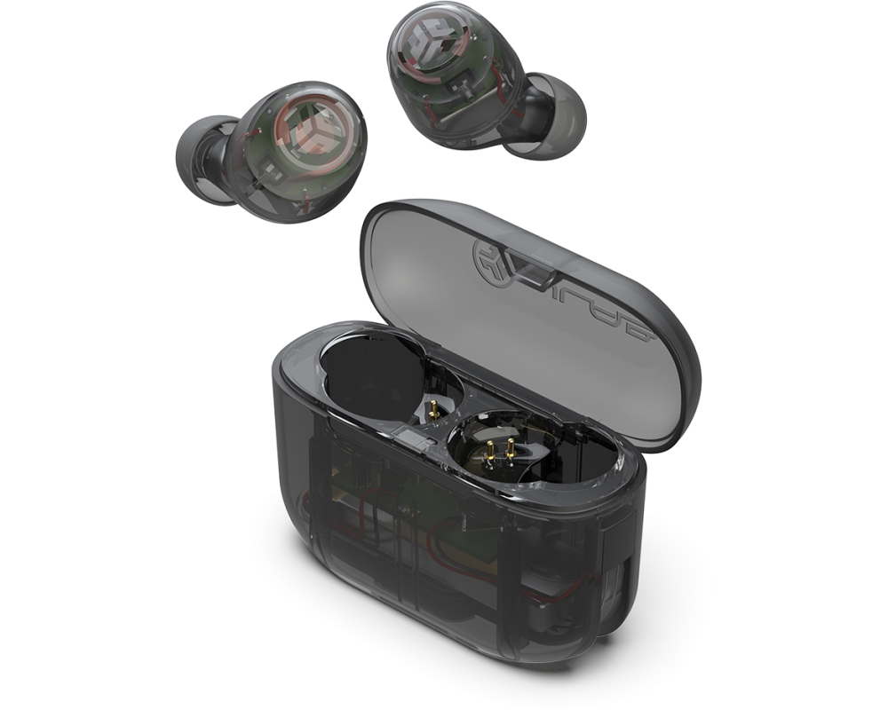 JLAB Go Air Pop Earbuds IEUEBGAIRPOPRCLR124 True Wireless, Clear