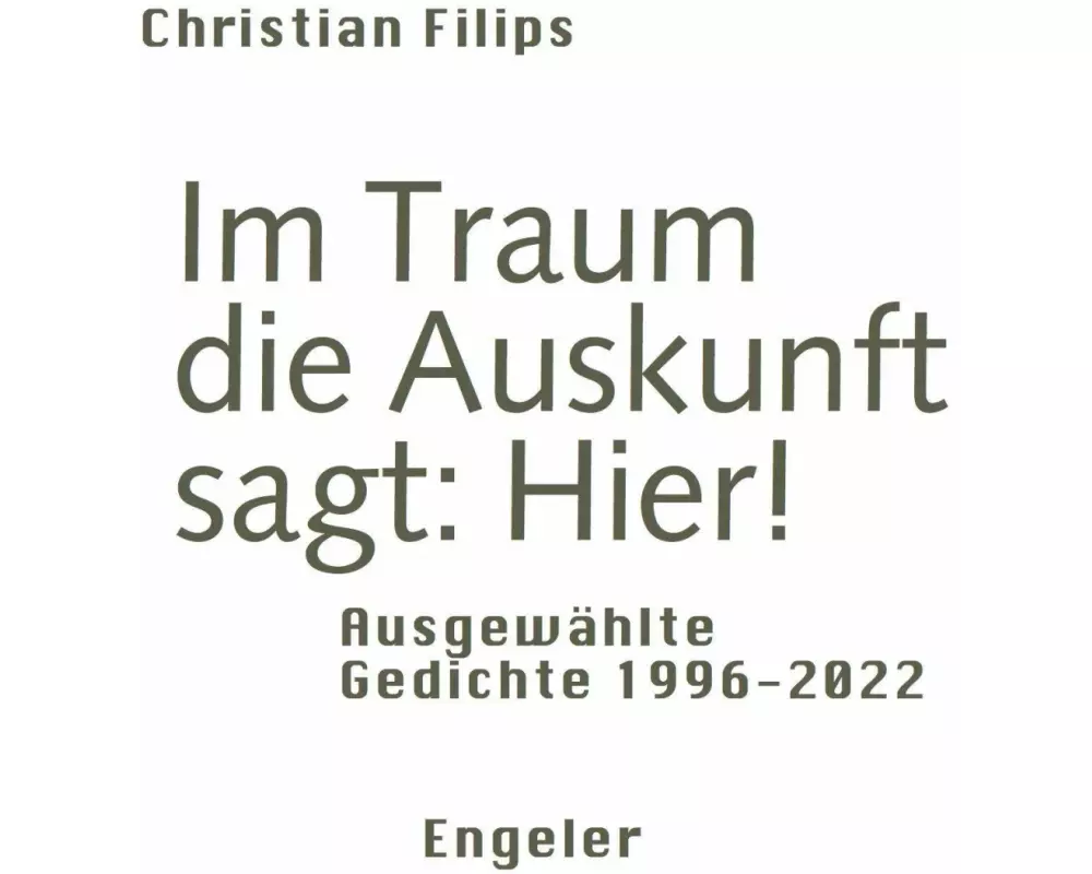 Im Traum die Auskunft sagt: Hier!