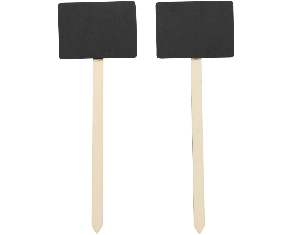 Glorex Kreidetafel mit Stab 4 Stück, rechteckig