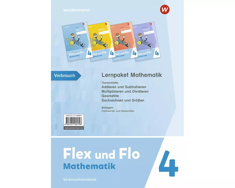 Flex und Flo 4. Lernpaket Mathe (Verbrauch) 2021