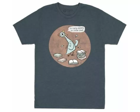 Pigeon: So Many Books Unisex T-Shirt X-Small