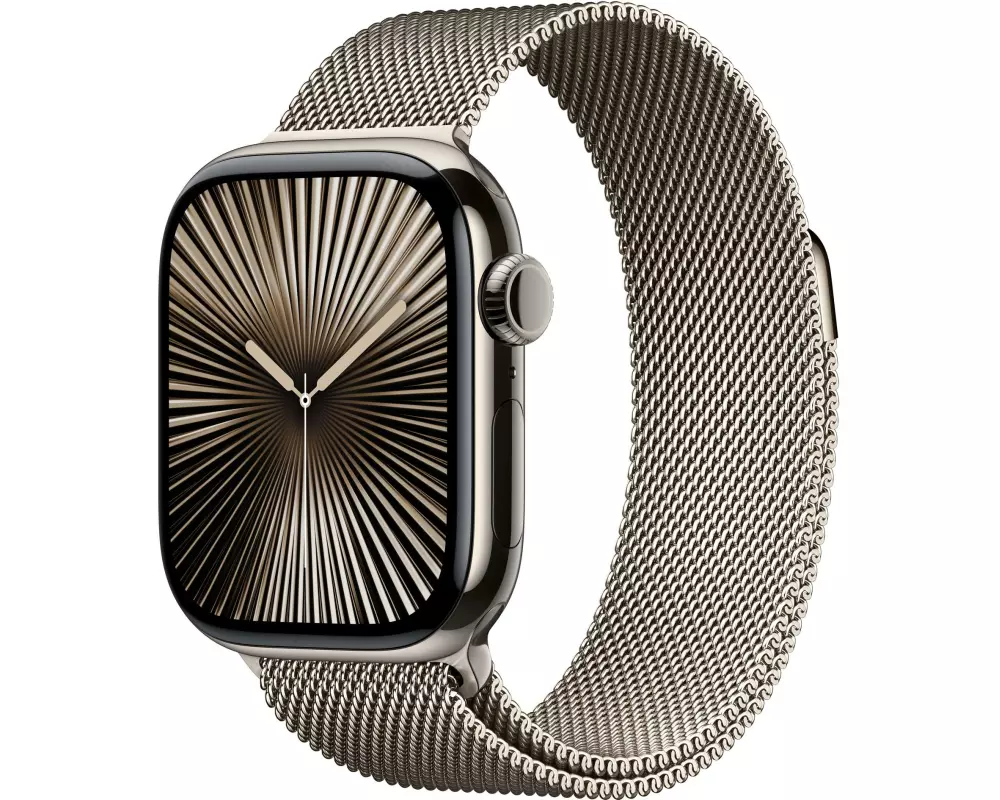 Apple Watch Series 10 42 mm LTE Natural Titanium Loop Milanese