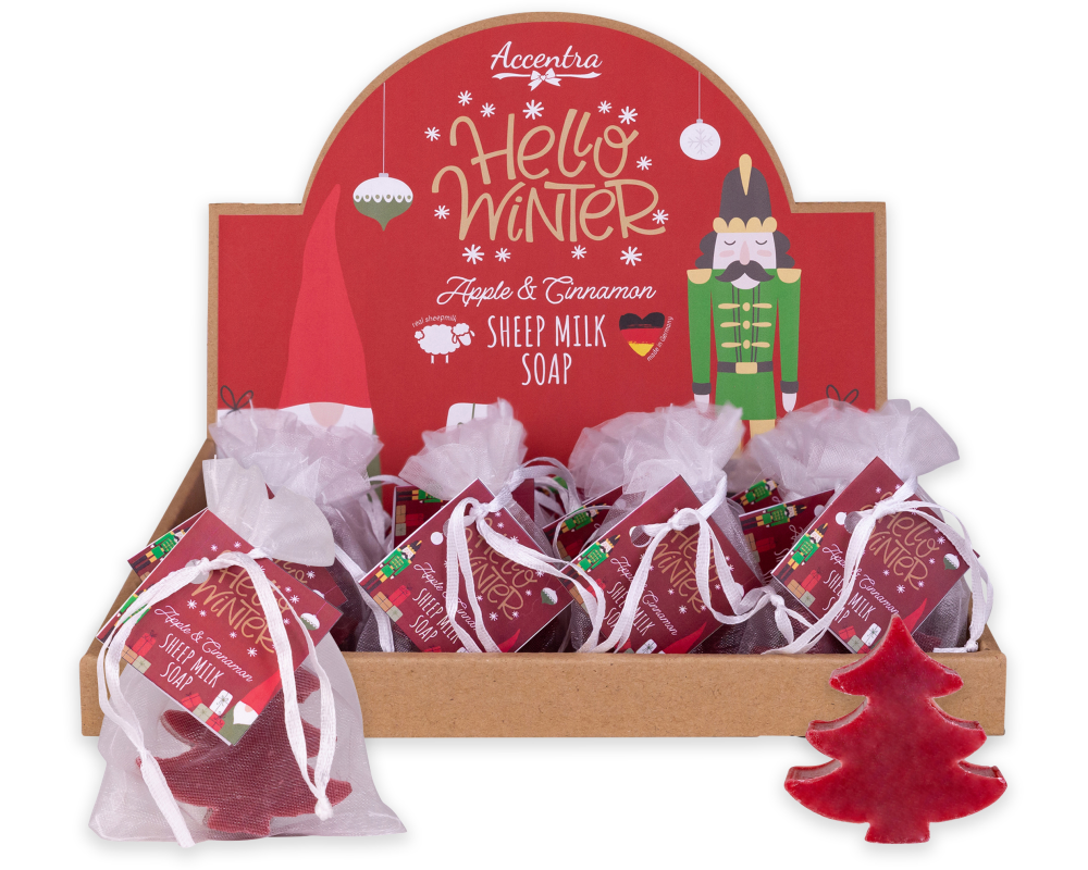 ACCENTRA Schafmilchseife 25g 5560102 HELLO WINTER