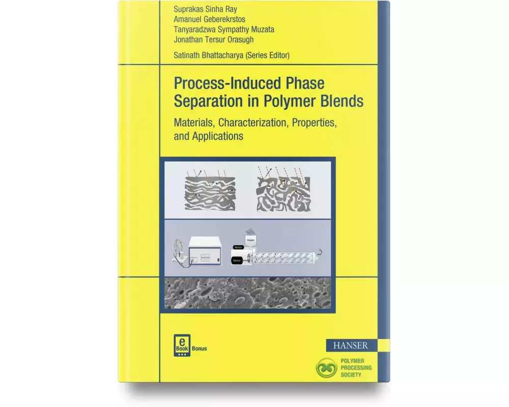 Process-Induced Phase Separation in Polymer Blends