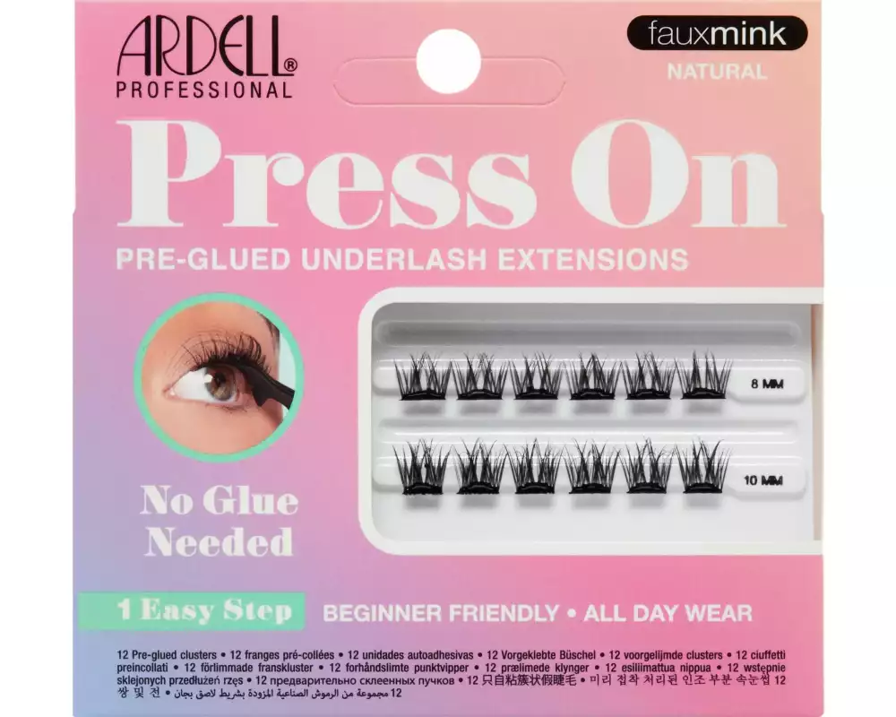 Ardell Künstliche Wimpern Press On Faux Mink Natural Schwarz