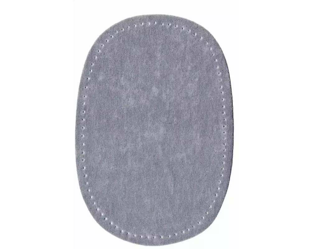 Prym Applikation 8 x 10.5 Lederimitat, Grau, 2 Stück