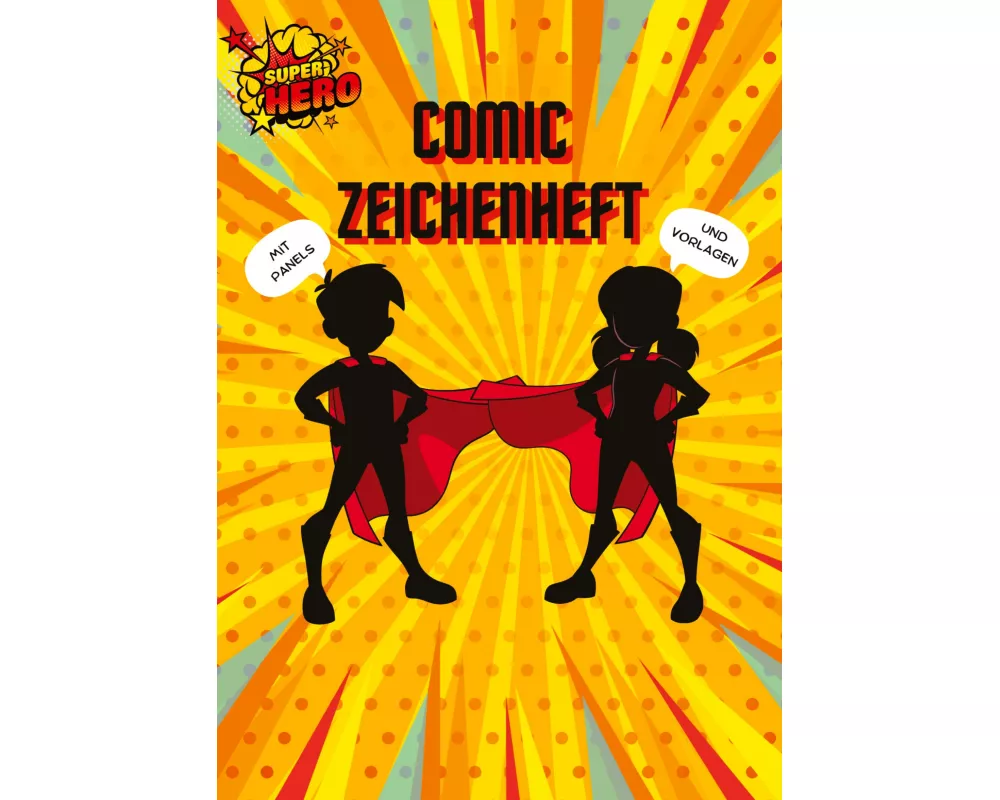 Comic Zeichenheft fr Kinder