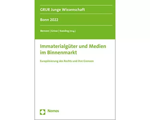 Immaterialgüter und Medien im Binnenmarkt