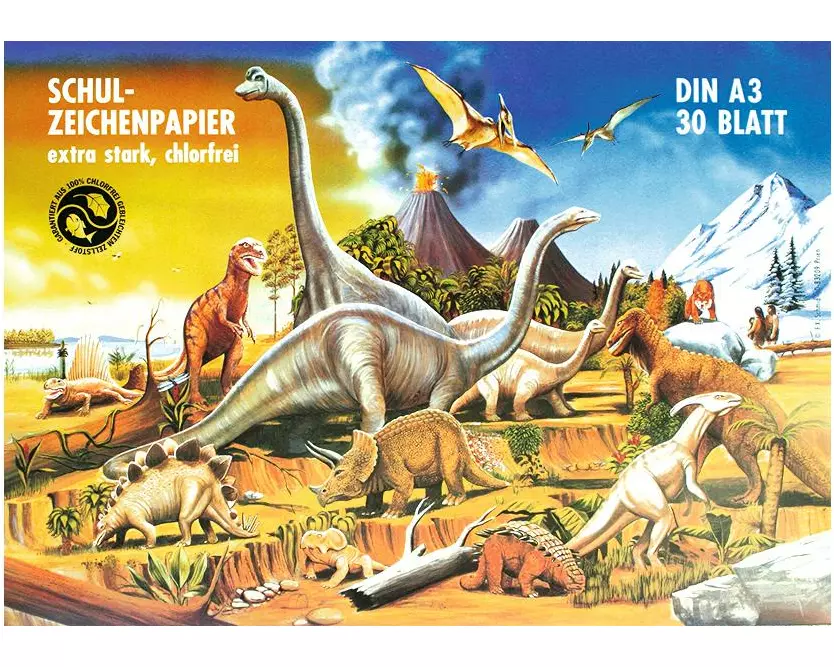 URSUS Zeichenblock A3 Hochweiss, 30 Blatt