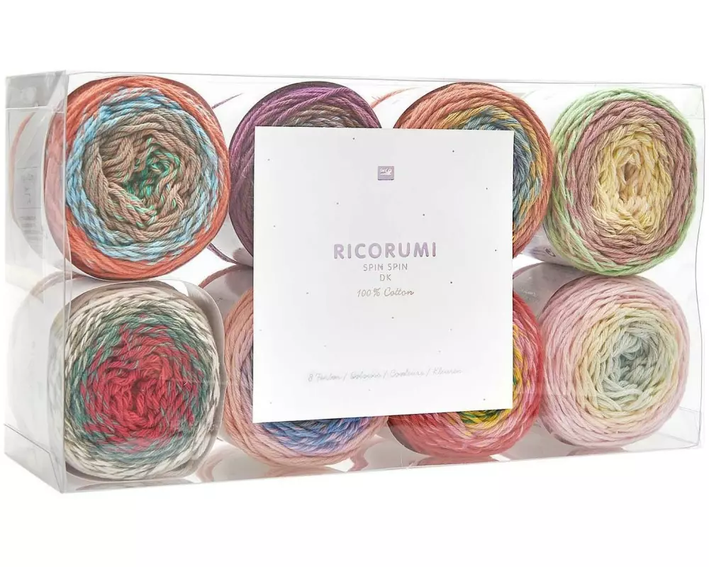 Rico Design Wolle Ricorumi Spin Spin 50 g, 8-er Set