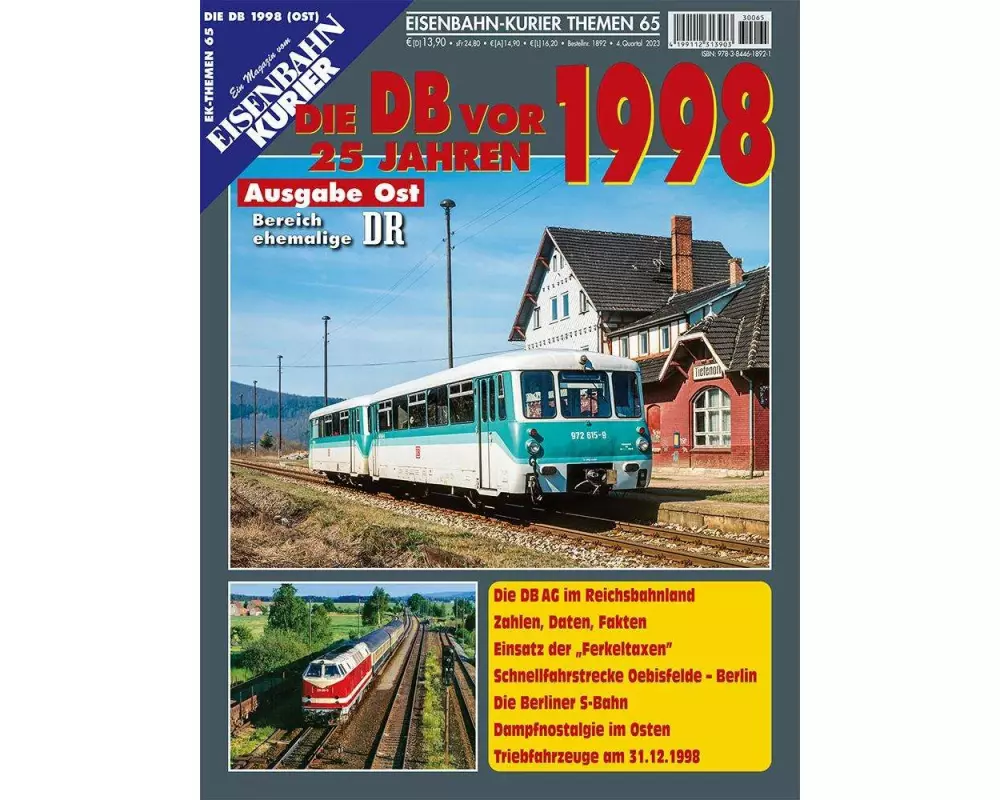 Die DB vor 25 Jahren - 1998 Ausgabe Ost