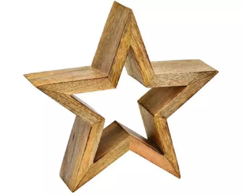 G. Wurm Aufsteller Stern, 24 x 23 x 6cm