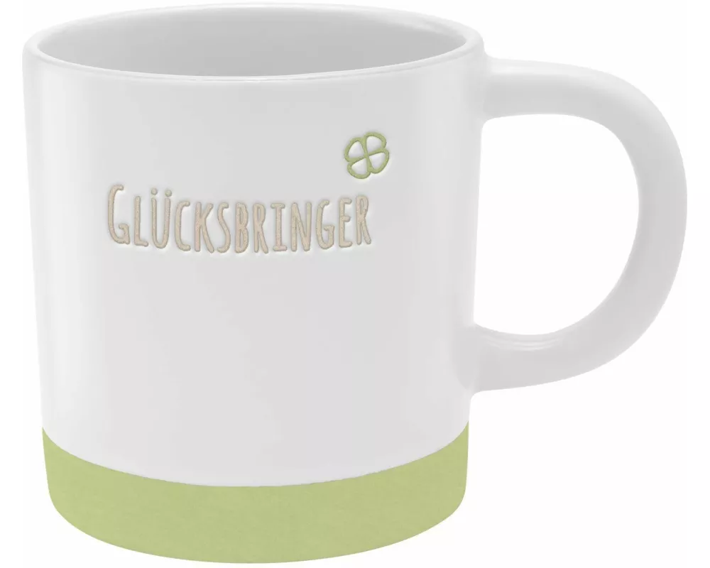 GRUSS & CO Tasse mit Gravur "Glücksbringer"