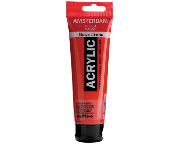 AMSTERDAM Acrylfarbe 120ml 17093962 naph.rot m. 396