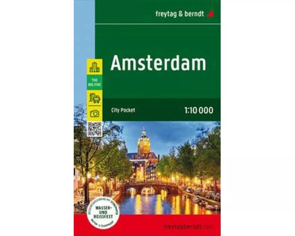 Amsterdam, Stadtplan 1:10.000, freytag & berndt