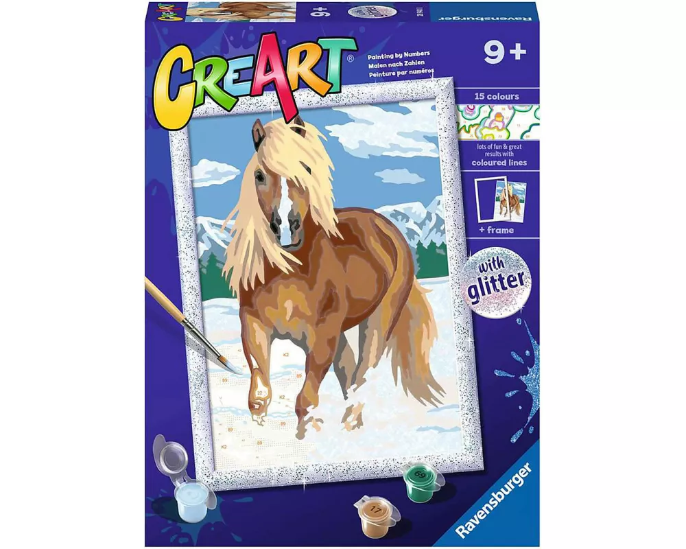 Malen nach Zahlen, CreArt. The Royal Horse