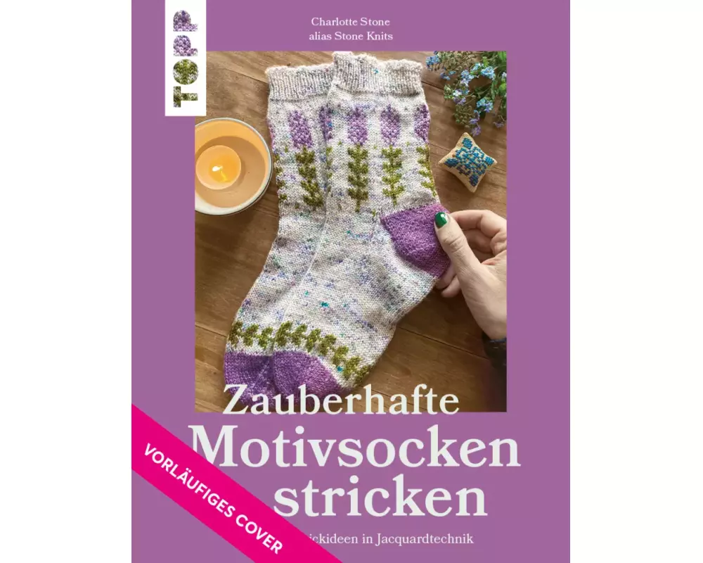 Einzigartige Motivsocken stricken