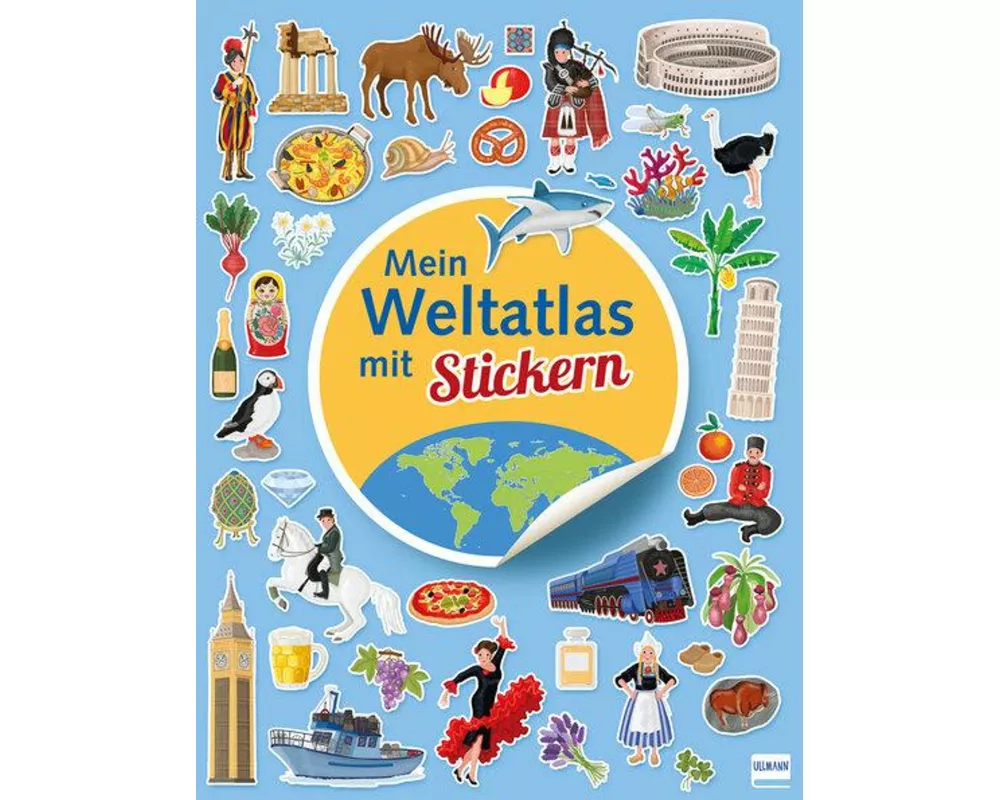 Mein Weltatlas mit Stickern