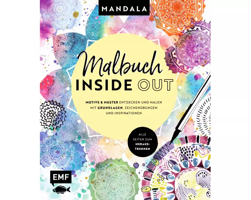 Malbuch Inside Out: Watercolor Mandala
