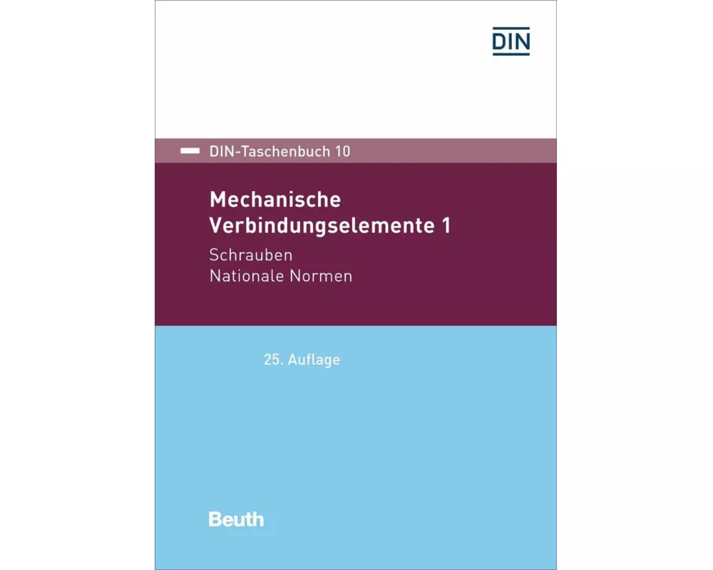 Mechanische Verbindungselemente 1