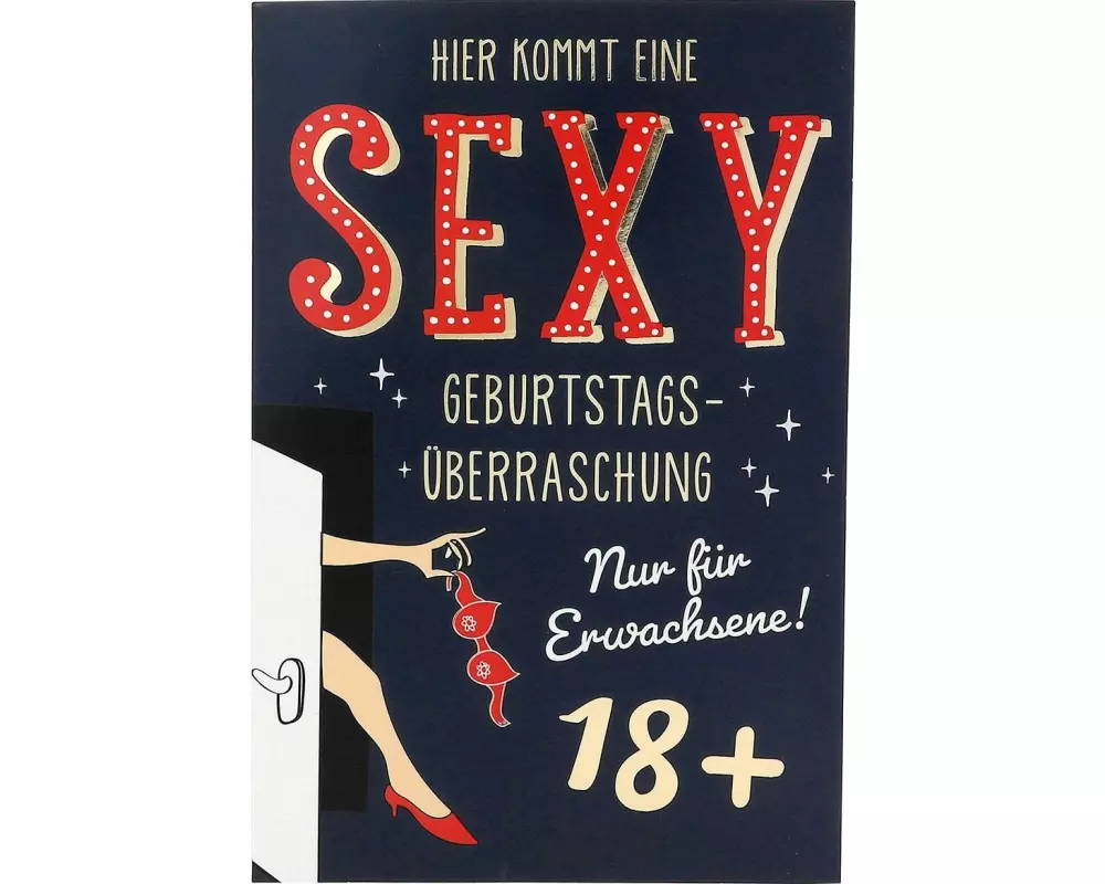 Depesche Musikkarte beweglich Geburtstag, Sexy