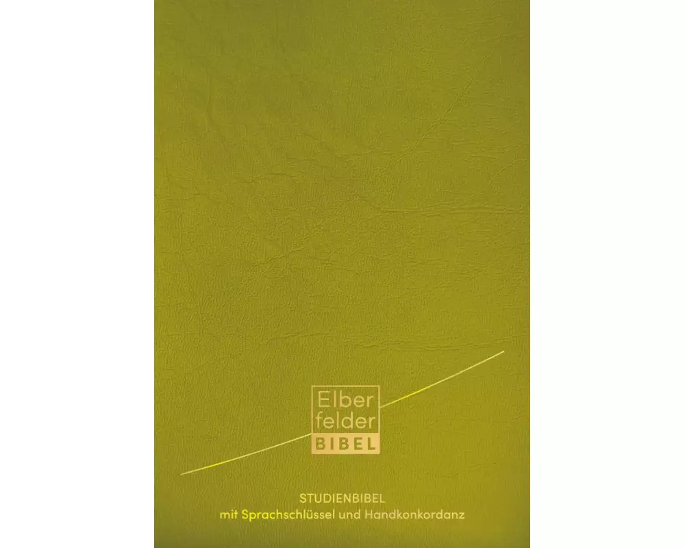 Elberfelder Studienbibel, Kunstleder, mit Sprachschlüssel und Handkonkordanz