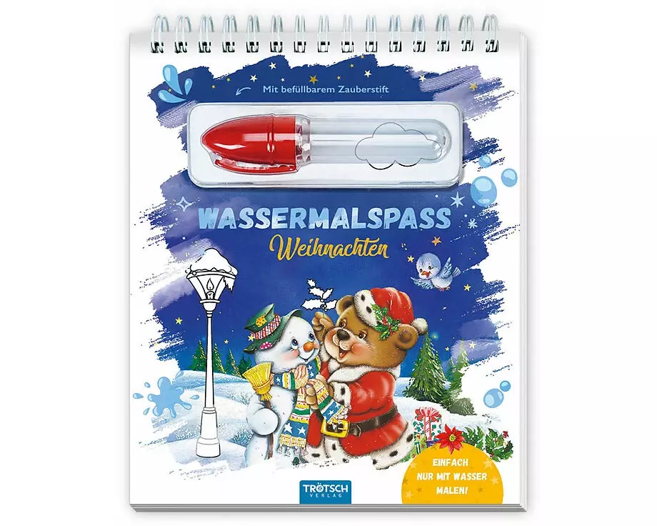 Trötsch Wassermalspaß mit Zauberstift Weihnachten