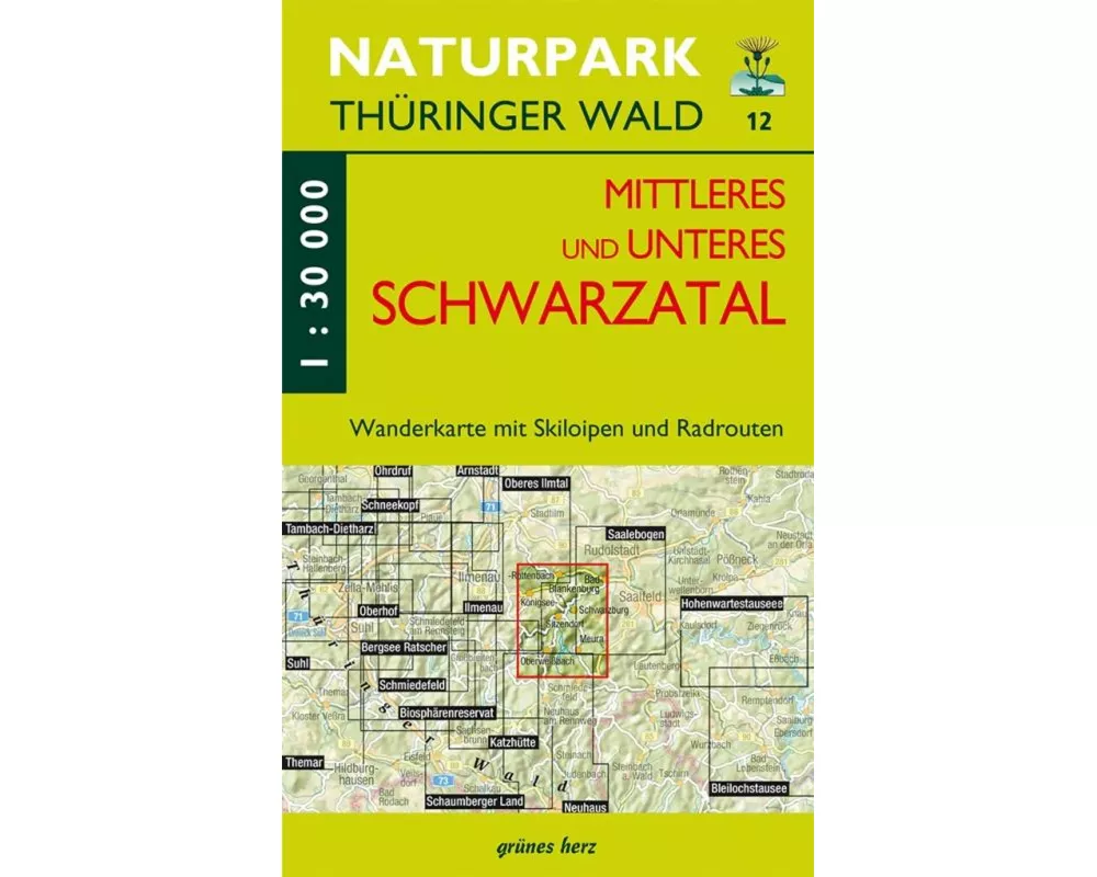 Wanderkarte Mittleres/unteres Schwarzatal