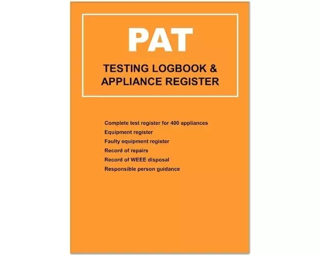 PAT (Portable Appliance Testing) Logbook