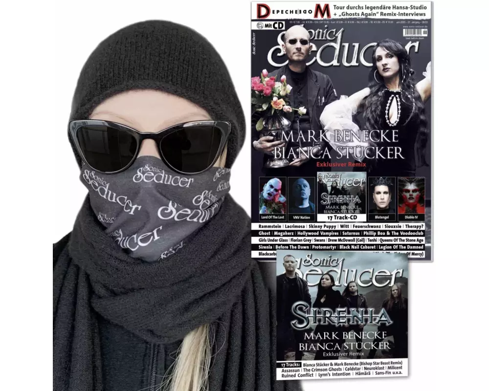 Sonic Seducer 06-2023 inkl. stilvoller Mund-Nasen-Abdeckung