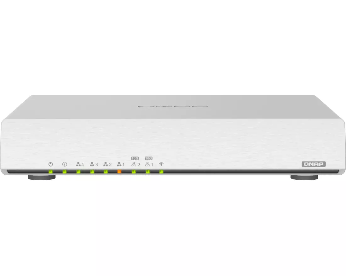 QNAP QHora-301W wireless router 10 Gigabit Ethernet Dual-Band (2,4 GHz/5 GHz) Weiß