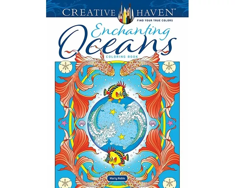 Creative Haven Enchanting Oceans Coloring Book