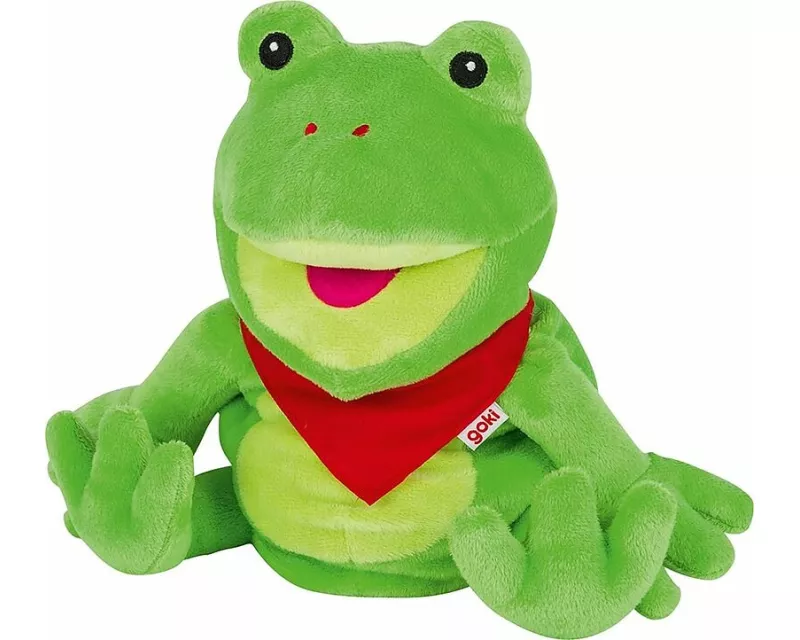 Handpuppe Frosch Frilo