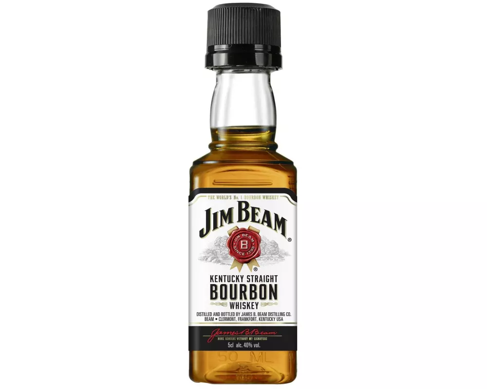 Jim Beam Whiskey White Label Bourbon 5 cl