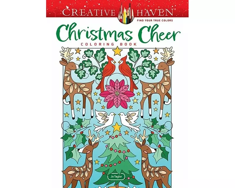 Creative Haven Christmas Cheer Coloring Book