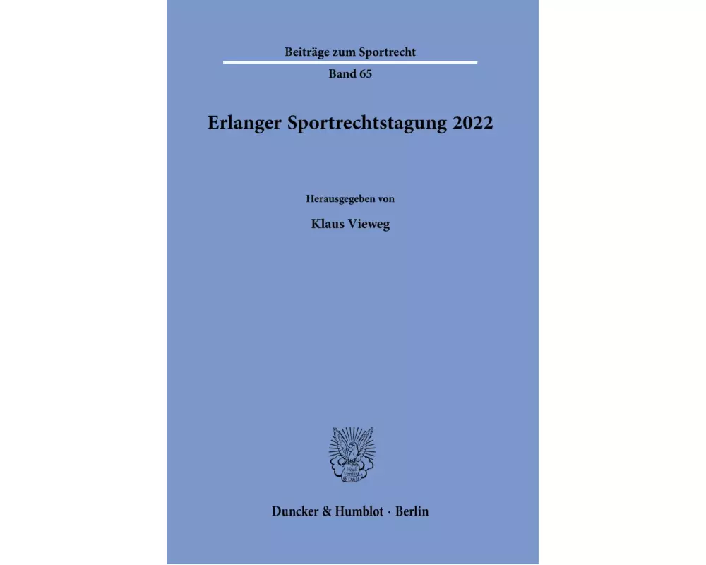 Erlanger Sportrechtstagung 2022