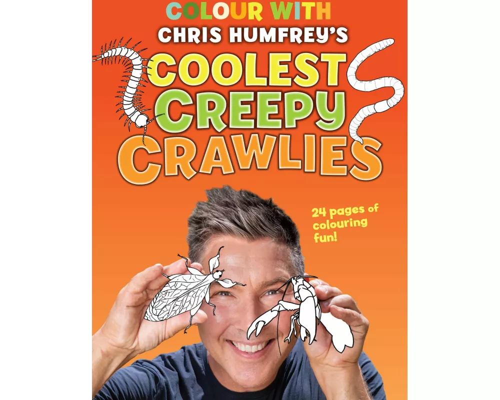 Colour with Chris Humfrey's Coolest Creepy Crawlies