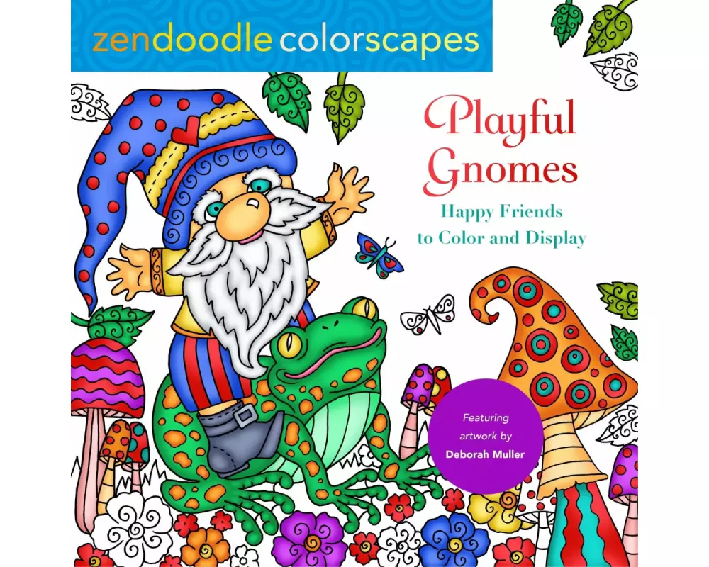 Zendoodle Colorscapes: Playful Gnomes