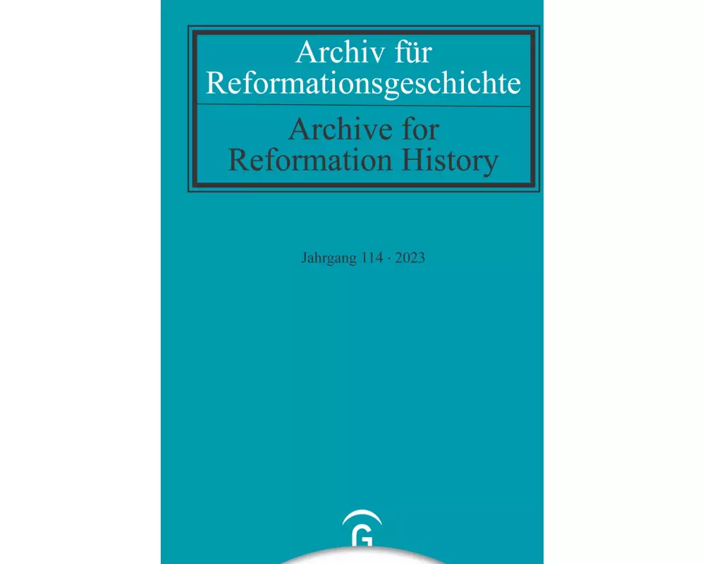 Archiv für Reformationsgeschichte – Aufsatzband