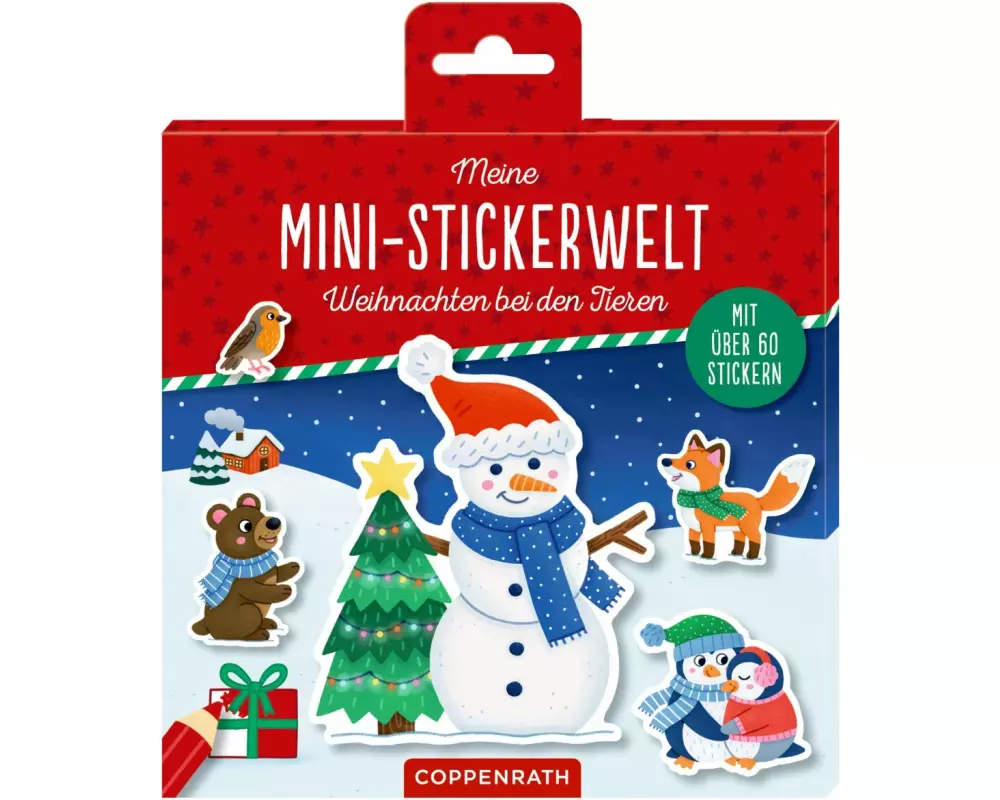 Meine Mini-Stickerwelt - Weihnachten bei den Tieren