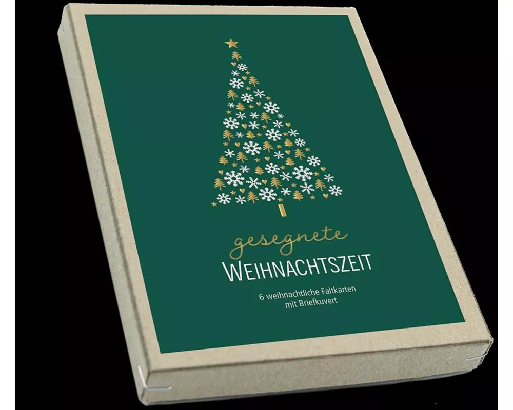 Kartenbox Weihnachten - gesegnete Weihnachtszeit