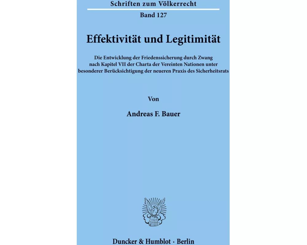 Effektivität und Legitimität