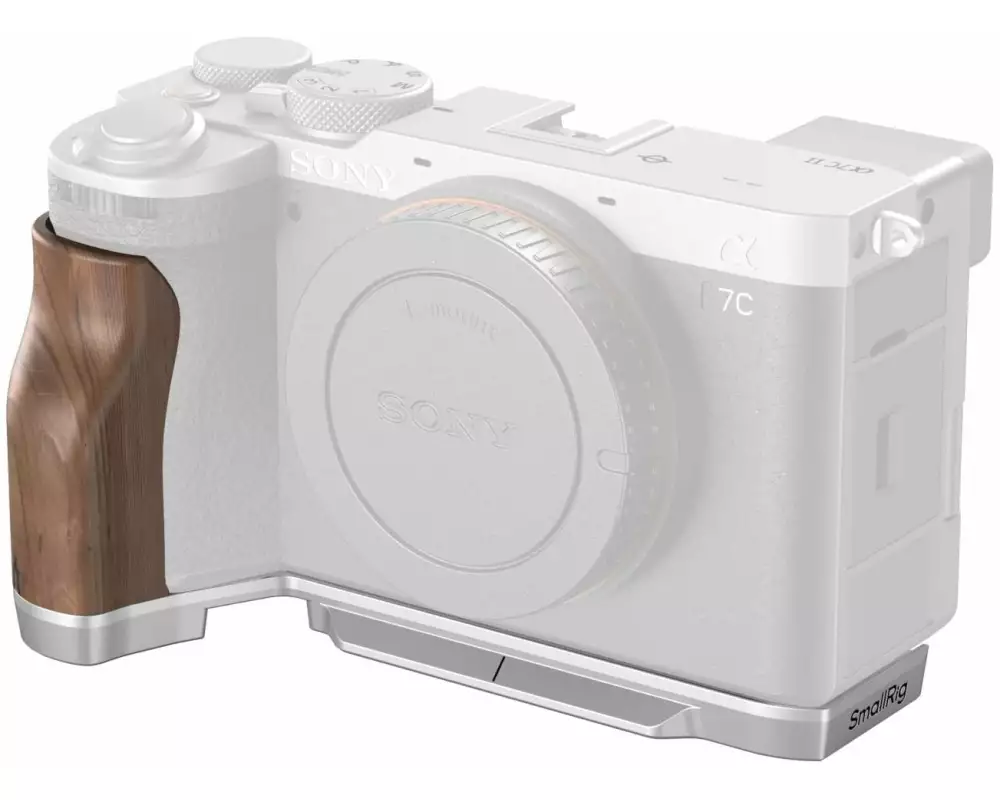 Smallrig L-Winkel mit Holzgriff für Sony Alpha 7C II / Alpha 7CR Holz