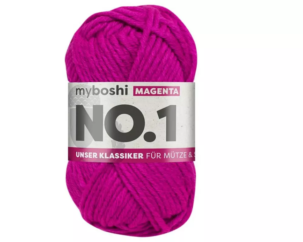 myBoshi Wolle Nr.1 Magenta 50 g, 55 m