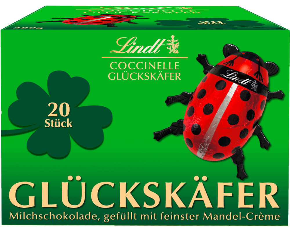 LINDT Glückskäfer Box 649740 Milch 380g