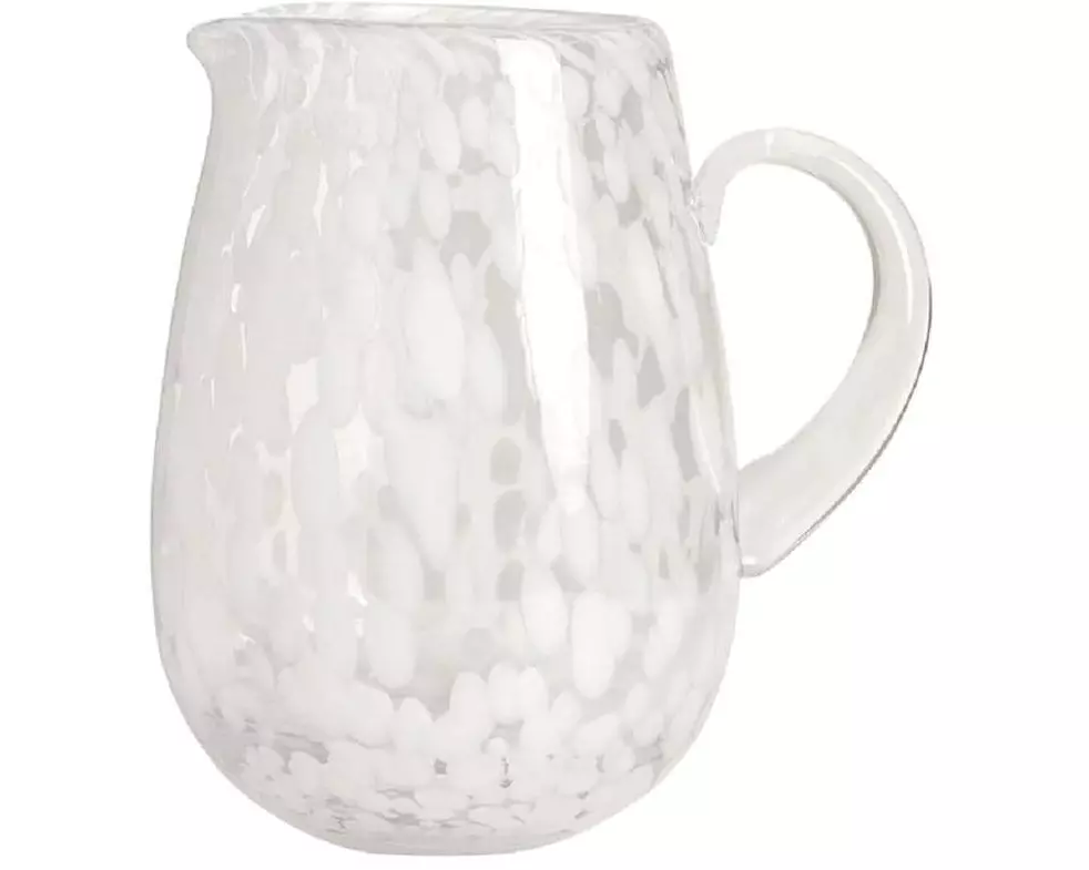 OYOY Krug Jali 2 l, Transparent/Weiss