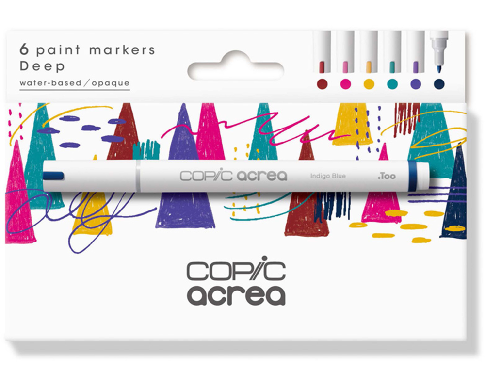 COPIC Marker acrea Set Deep 20077603 6 Farben